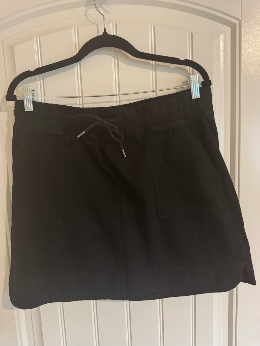 32 Degrees Black Drawstring Pocket Mini Skort -NWT